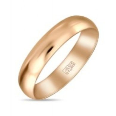 Обручальное кольцо R01-R-040-185-М13142 - Ювелирный бренд Московский ювелирный завод
