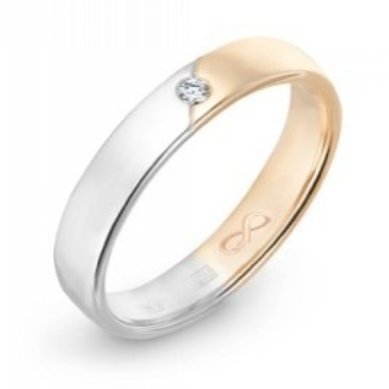 Обручальное кольцо R01-WED-00016-М13146 - Ювелирный бренд Московский ювелирный завод